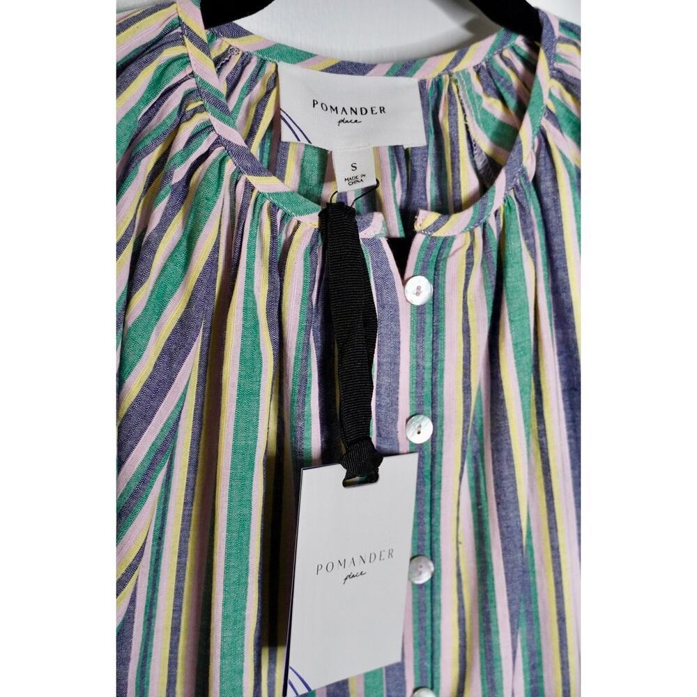 Tuckernuck Pomander Place Multicolor Striped Heidi Kaftan Maxi Dress S NWT - Picture 4 of 5